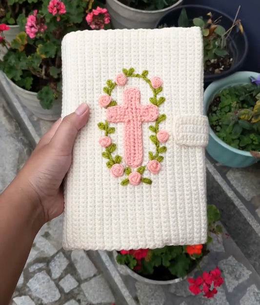 Handmade Crochet Bible cover